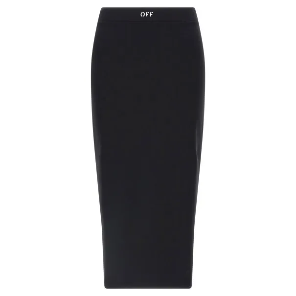 Off White Logo Skirt - OFF WHITE