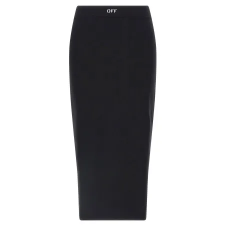 Off White Logo Skirt - OFF WHITE