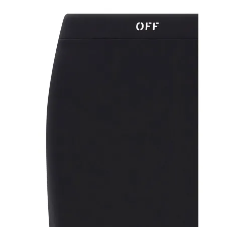 Off White Logo Skirt - OFF WHITE