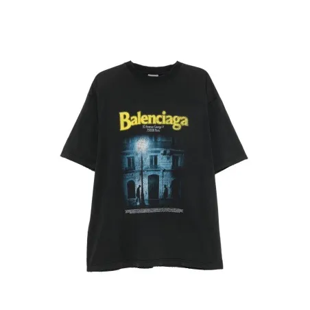 Balenciaga T-shirts and Polos BLACK - BALENCIAGA