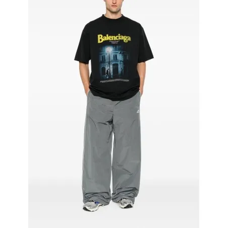 Balenciaga T-shirts and Polos BLACK - BALENCIAGA