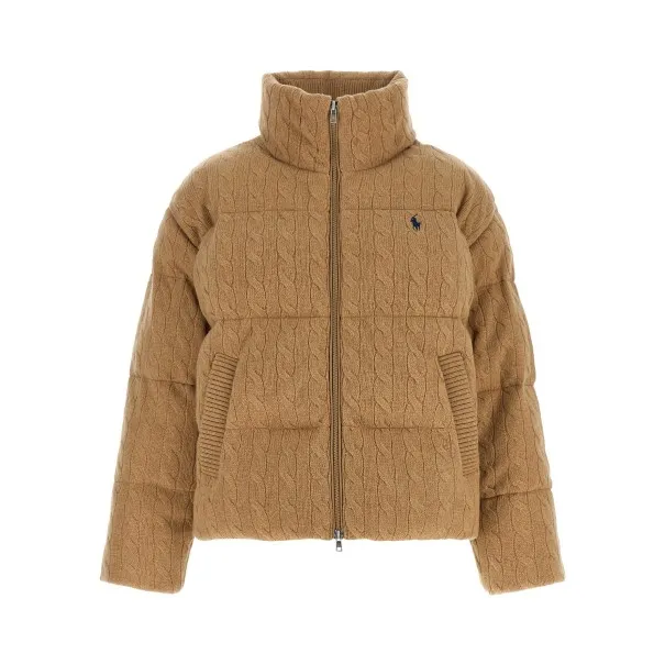 Polo Ralph Lauren Knitted Braided Down Jacket - RALPH LAUREN
