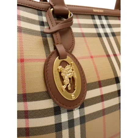 Burberry Check Canvas Travel Pouch - BURBERRY