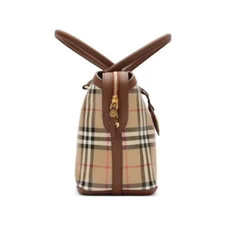 Burberry Check Canvas Travel Pouch - BURBERRY