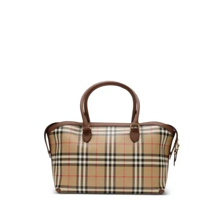 Burberry Check Canvas Travel Pouch - BURBERRY