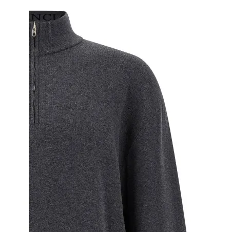 Balenciaga Half Zip Sweater - BALENCIAGA