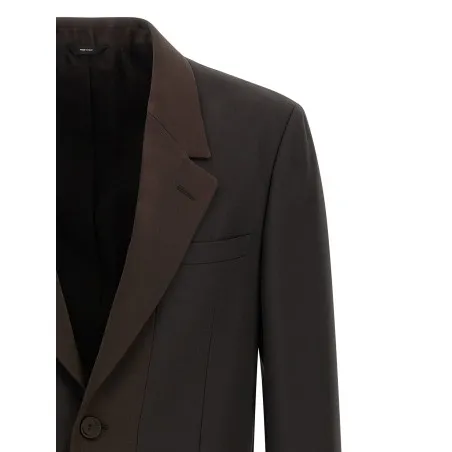 Fendi Crepe Wool Blazer - FENDI