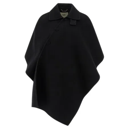 Fendi Double Wool Cape - FENDI