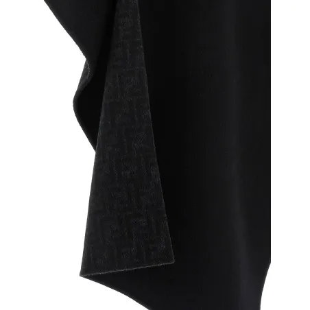 Fendi Double Wool Cape - FENDI