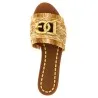 Dolce & Gabbana Raffia Braid Slides - Dolce&Gabbana