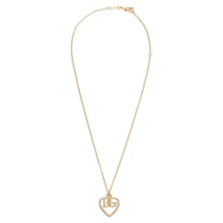 Dolce & Gabbana Strass Logo Necklace - Dolce&Gabbana