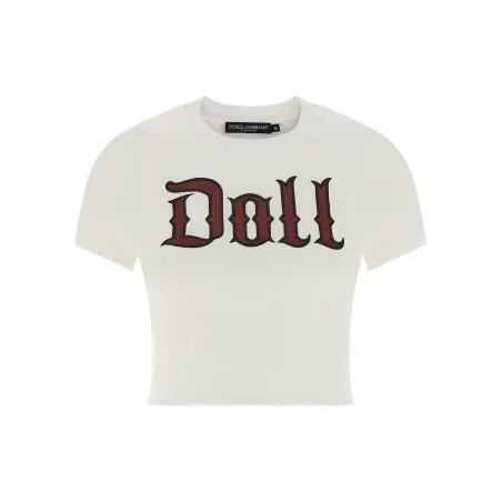 Dolce & Gabbana Used Effect Cotton T-shirt - Dolce&Gabbana