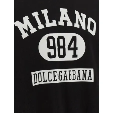 Dolce & Gabbana Flocked Print Hoodie - Dolce&Gabbana
