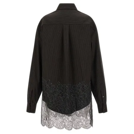 Fendi Wool And Lace Shirt - FENDI