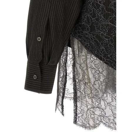 Fendi Wool And Lace Shirt - FENDI