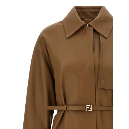 Fendi Nappa Trench Coat - FENDI