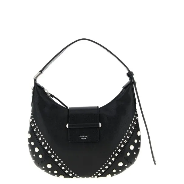 Jimmy Choo Bar Hobo Shoulder Bag - JIMMY CHOO