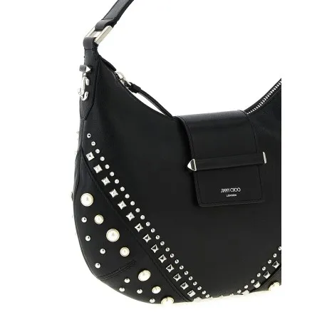 Jimmy Choo Bar Hobo Shoulder Bag - JIMMY CHOO