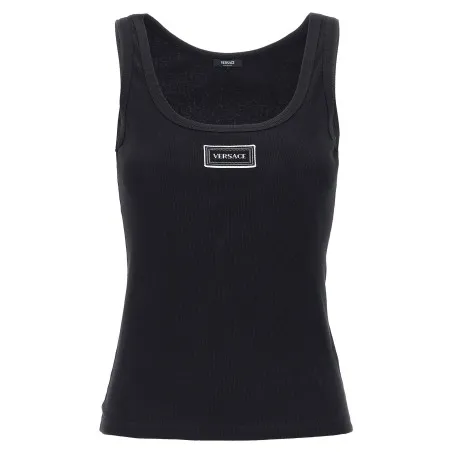 Versace 90s Vintage Logo Tank Top - VERSACE