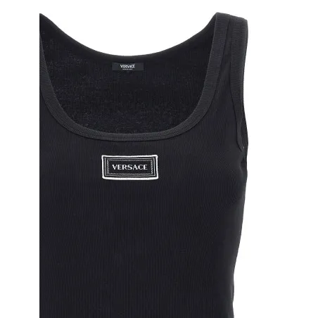 Versace 90s Vintage Logo Tank Top - VERSACE