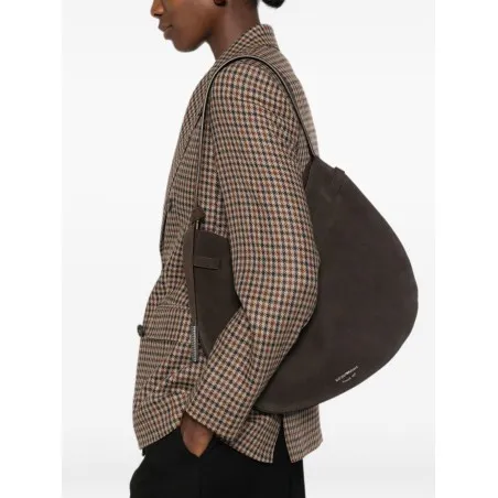 Emporio Armani Suede Leather Shoulder Bag - Emporio Armani