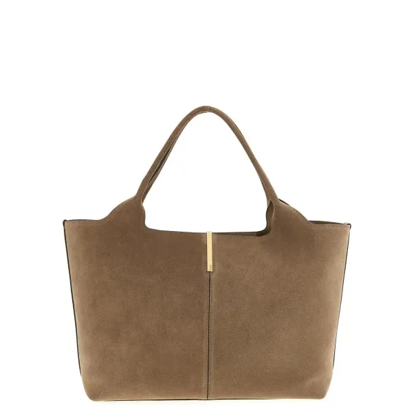 Tod's Small To Medium Suede Shopping Bag - Tods