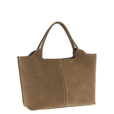 Tod's Small To Medium Suede Shopping Bag - Tods