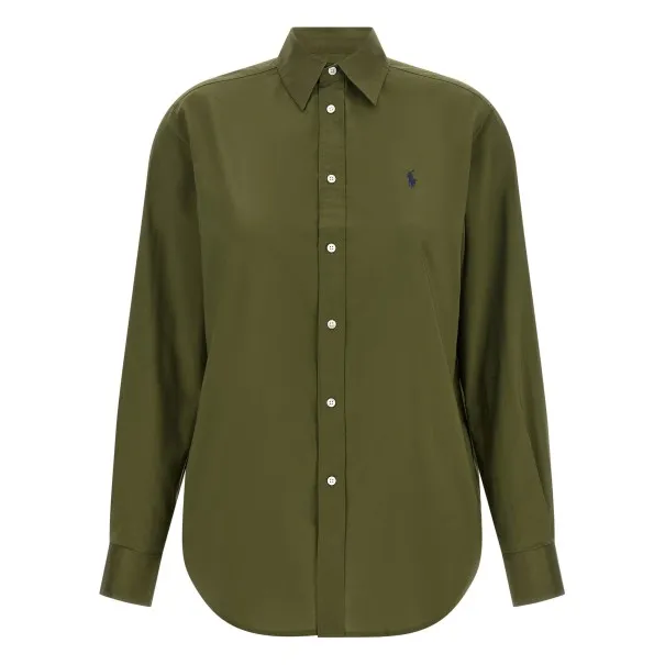 Polo Ralph Lauren Logo Embroidery Cotton Shirt - RALPH LAUREN