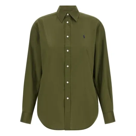 Polo Ralph Lauren Logo Embroidery Cotton Shirt - RALPH LAUREN