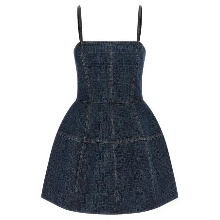 Fendi Ff Denim Dress - FENDI
