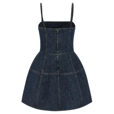 Fendi Ff Denim Dress - FENDI