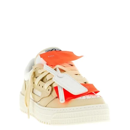 Off White 3.0 Court Low Top Sneakers - OFF WHITE