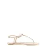 René Caovilla Peach Flower Sandals - René Caovilla