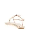 René Caovilla Peach Flower Sandals - René Caovilla