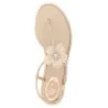René Caovilla Peach Flower Sandals - René Caovilla
