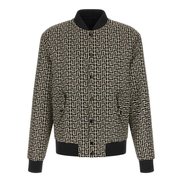 Balmain Monogram Reversible Bomber Jacket - BALMAIN