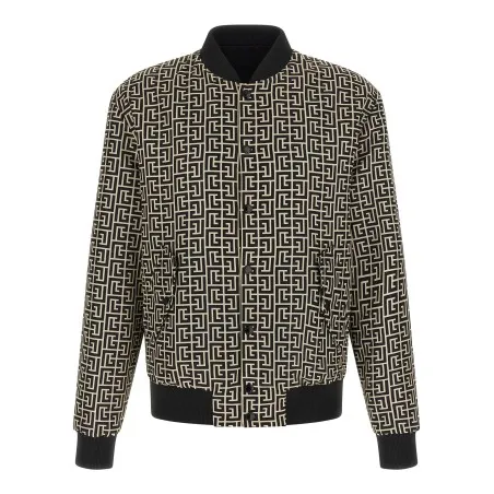 Balmain Monogram Reversible Bomber Jacket - BALMAIN