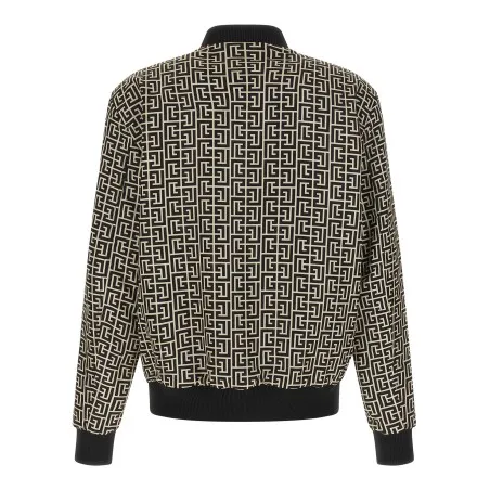 Balmain Monogram Reversible Bomber Jacket - BALMAIN