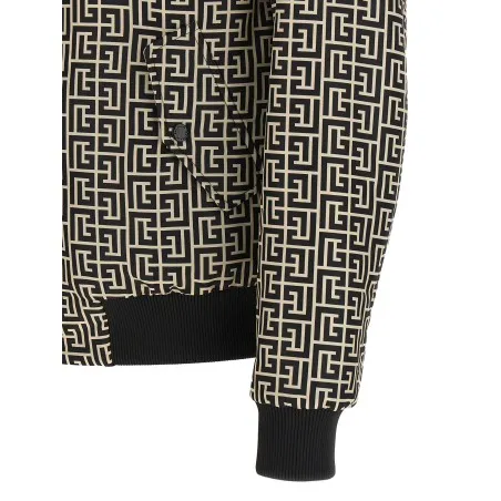 Balmain Monogram Reversible Bomber Jacket - BALMAIN