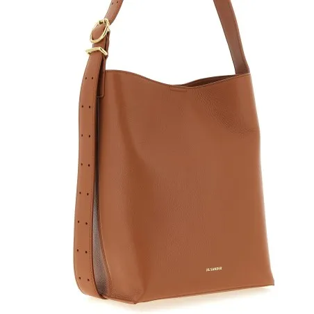 Jil Sander Cannolo Tote Shoulder Bag - JIL SANDER