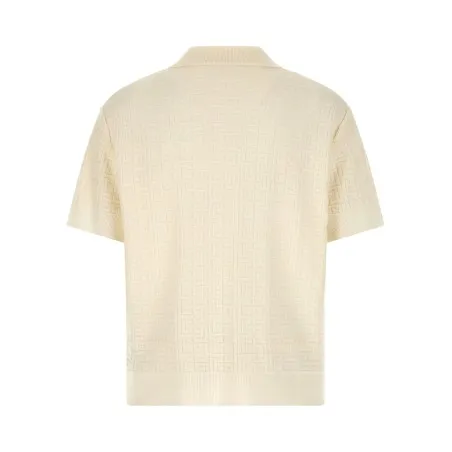Balmain Monogram Jacquard Polo Shirt - BALMAIN