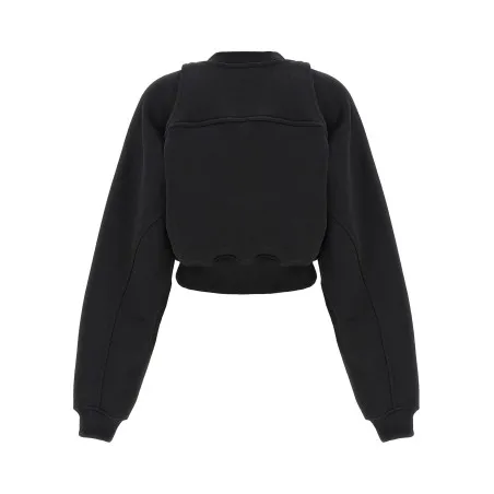 Off White Cropped Sweatshirt - OFF WHITE