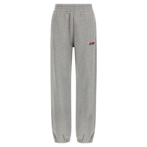 Off White Logo Embroidery Joggers - OFF WHITE