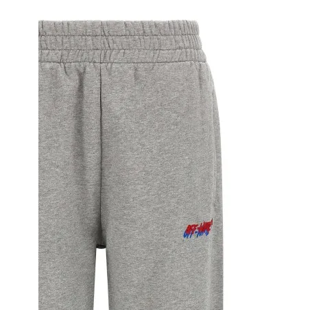 Off White Logo Embroidery Joggers - OFF WHITE