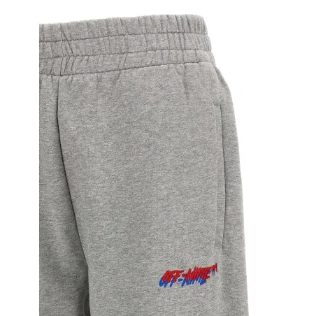 Off White Logo Embroidery Joggers - OFF WHITE