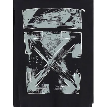 Off White Paint Arrow Skate Hoodie - OFF WHITE