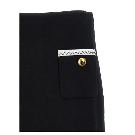 Moschino Heart Button Skirt - MOSCHINO