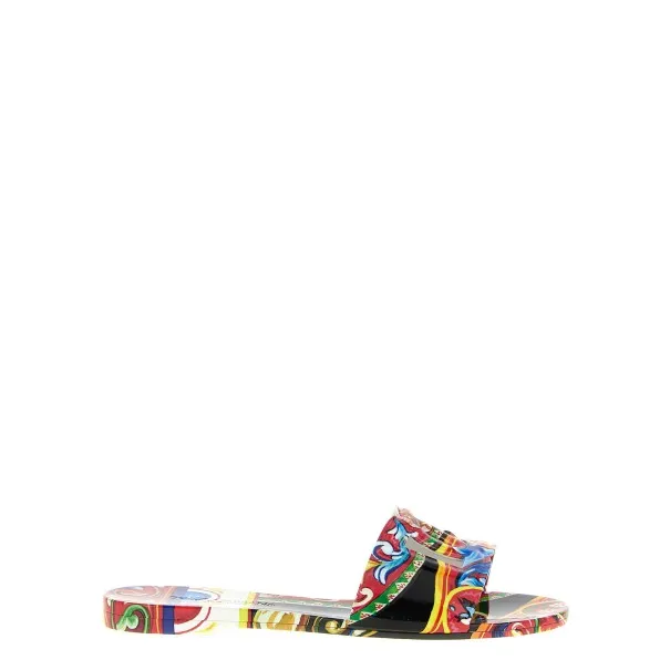 Dolce & Gabbana Bianca Slides - Dolce&Gabbana