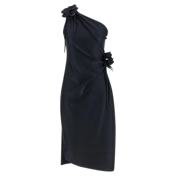 Coperni Asymmetric Mini Flower Dress - Coperni