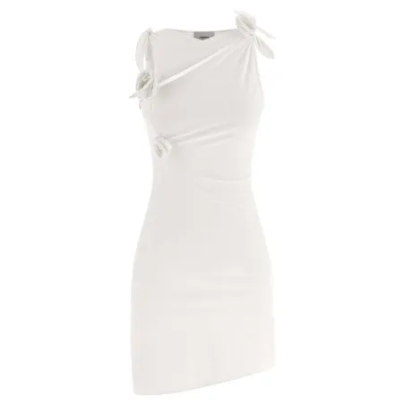 Coperni Asymmetric Flower Dress - Coperni